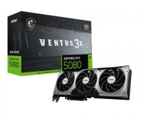 MSI GeForce RTX 5080 16G VENTUS 3X OC | NVIDIA | 16 GB | GeForce RTX 5080 | HDMI ports quantity 1 | PCI Express Gen 5 | Memory clock speed 2655 MHz