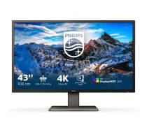 Philips | P Line | 439P1/00 | 43 " | VA | 4K UHD | 16:9 | 60 Hz | 4 ms | 3840 x 2160 | 400 cd/m² | Headphone output | HDMI ports quantity 3 | Warranty 36 month(s)