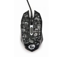 MOUSE USB OPTICAL BLACK/MUS-6B-GRAFIX-01 GEMBIRD