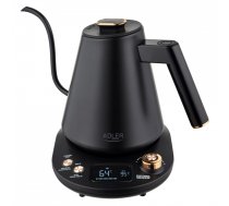 Adler Kettle | AD 1349 | Electric | 1100 W | 1 L | Stainless steel | 360° rotational base | Black/Gold