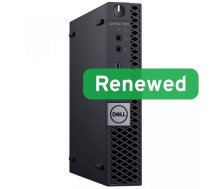 DELL Renewed Grade A | OptiPlex 7060 Micro | Intel Core i5 | i5‑8500T | 8 GB | SSD | 256 GB | Intel UHD Graphics 630 | Windows 11 Pro