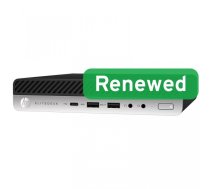 HP Renewed Grade A | EliteDesk 800 G4 | Intel Core i5 | i5-8500T | 16 GB | SSD | 256 GB | Intel UHD Graphics 630 | Windows 11 Pro