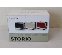 SALE OUT. ETA ETA916690040 STORIO Toaster, Power 930 W, 2 slots, Stainless steel, Beige | ETA Storio Toaster | ETA916690040 | Power 930 W | Housing material Stainless steel | Beige | DAMAGED PACKAGING