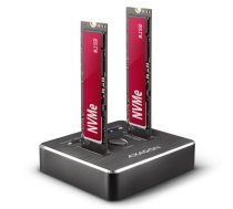 AXAGON | USB-C 3.2 Gen2 - 2x NVMe CLONE DUAL SDD Dock Station | ADSA-M2C