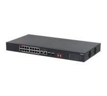 Switch|DAHUA|S3218-16ET-135|Switch type Unmanaged|Switch layer L2|Rack mounting Yes|Stackable Yes|Form factor 1U|16xRJ-45 ports|RJ-45 Ports Type Gigabit Ethernet (10/100/1000)|2xSFP module slots quantity|Power over Ethernet (PoE) Yes|2xPower over Ethernet