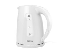 Camry | Kettle | CR 1255 | Standard | 2200 W | 1.7 L | Plastic | 360° rotational base | White