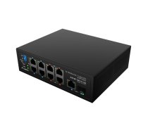 Lanberg Switch PoE 4xBT 4xAT SFP/ETH Din Unmanagment Fast Ethernet | ILFE-8P-1GE-1S-120 | Unmanaged | Din rail, Rack