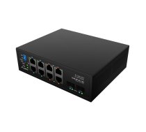 Lanberg Switch PoE 4xBT 4xAT 4xSFP Din Unmanagment Gigabit Ethernet | ILGE-8P-2S-120 | Unmanaged | Din rail