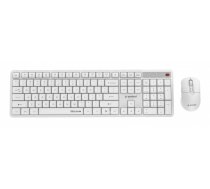 KEYBOARD +MOUSE WRL ENG/WHITE KBS-WMS-01-W GEMBIRD