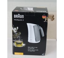 SALE OUT. Braun Kettle | WK 300 | Standard | 2200 W | 1.7 L | Plastic | 360° rotational base | White | DAMAGED PACKAGING