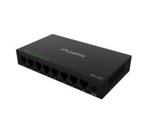 Lanberg Switch 8x1GB/s Unmanagment Gigabit Ethernet Desktop 12V metal case | DSM1-1008