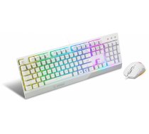 KEYBOARD +MOUSE/VIGOR GK30 COMBO WHITE US MSI