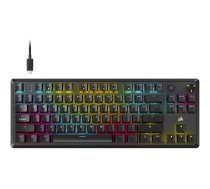 Corsair K70 CORE TKL | Tenkeyless Mechanical Gaming Keyboard | Wired | NA | MLX RED | Black