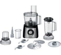 Bosch | Food Processor MultiTalent 3 Plus | MCM3PM386 | 900 W | Number of speeds 2 | Bowl capacity 2.3 L | Black/Stainless steel