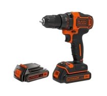 Black&Decker 18v2G DD w 400mA ch in kitbox 2 batts BDCDD186KB-QW | BLACK & DECKER
