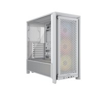 Corsair PC Case | Frame 4000D RS ARGB Modular | White | Mid-Tower