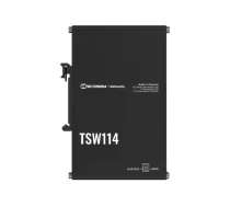 Teltonika | DIN Rail Switch | TSW114 | Unmanaged | Wall-mountable | Gigabit Ethernet (copper) ports quantity 5 | Power supply type 2-pin industrial DC power socket