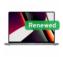 Apple Renewed Grade B | MacBook Pro 16 A2485 | 16 " | 32 GB | SSD | 1000 GB | Apple M1 Max 10-core CPU | macOS | Keyboard language US/RU