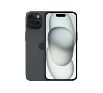 Apple | iPhone 15 | Black | 6.1 " | Super Retina XDR | 2556 x 1179 pixels | A16 Bionic | Internal RAM 6 GB | 128 GB | Dual SIM | 4G | Main camera resolution 48+12 MP | Secondary camera resolution 12 MP | iOS | 17