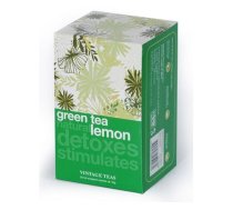 Zaļā tēja ar citronu aromātu Vintage Teas Green Lemon, 30 gab