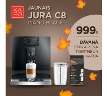 Kafijas automāts JURA C8 Piano Black