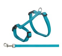 Krūšu siksna ar pavadu kaķiem - Trixie Harness XL with Lead 34:57cm/13mm, Lead 1.20m