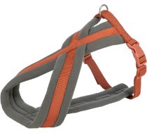 Krūšu siksna - Trixie Premium touring harness, S–M: 40–70 cm/20 mm, rust