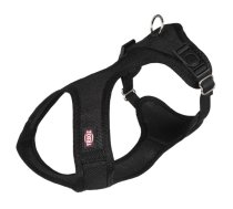 Krūšu siksna - Trixie Comfort Soft touring harness, XXS–XS: 28–40 cm/15 mm, black
