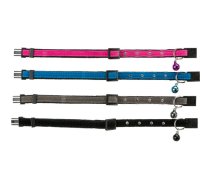 Kakla siksna kaķiem - Trixie Cat collar rhinestone gems, velvet, 1 gab