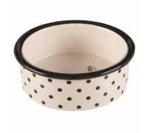Bļoda dzīvniekiem, keramika : Trixie Zentangle ceramic bowl, 0.3 l/ø 12 cm, white/black