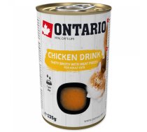 Konservi, zupa kaķiem : Ontario Drink Adult Chicken, 135 g