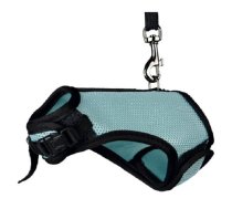 Krūšu siksna žurkām : Trixie Soft harness with leash, rats, 12–18 cm, 1.20 m