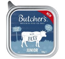 Konservi kucēniem : Butchers DOG Original Junior with beef pate 150g