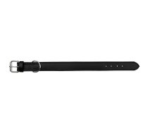 Kakla siksna - Trixie Active collar, leather, L: 45–55 cm/40 mm, black