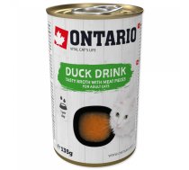 Konservi, zupa kaķiem : Ontario Drink Adult Duck, 135 g