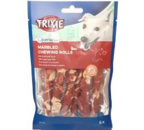 Gardums suņiem : Trixie Denta Fun Marbled Beef Chewing Rolls, 12 cm, 6gab/70 g