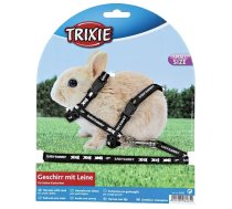 Krūšu siksna un pavada trušiem : Trixie Harness with Lead for Small Rabbits, 20 : 33cm / 8 mm, 1.25 m