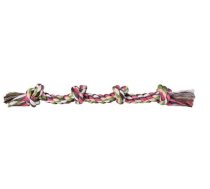 Rotaļlieta suņiem : Trixie Denta Fun Playing Rope, 54cm, cotton mix