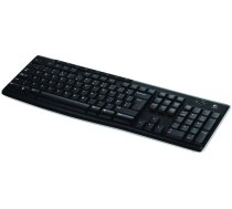 LOGITECH WL Keyboard K270 black USB 920-003052 Klaviatūra