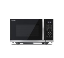 SHARP Microwave Oven with Grill and Convection YC-QC254AE-B Free standing, 25 L, 900 W, Convection, Grill, Black Mikroviļņu krāsns