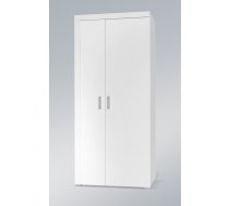 CAMA MEBLE Cama wardrobe SAMBA white/white gloss SAMBA 1 BI/BI Skapis