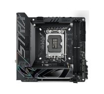 ASUS ROG STRIX Z790-I GAMING WIFI Processor family Intel, Processor socket LGA1700, DDR5 DIMM, Memory slots 2, Supported hard disk drive interfaces SATA, M.2, Number of SATA connectors 2,     Chipset Intel Z790, Mini-ITX Mātesplate