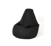 GO GIFT Sako bag pouffe Pear black XL 130 x 90 cm Sēžammaiss