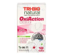 TRI BIO Tabletes veļas mazgāšanai oxy-actioon white 18gb. 0139 Mazgāšanas līdzeklis