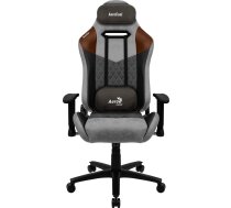 AEROCOOL DUKE AeroSuede Universal gaming chair Black, Brown, Grey AEROAC-280DUKE-GREY Spēļu krēsls
