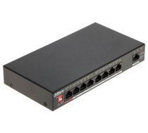 DAHUA Switch|DAHUA|Type L2|Desktop/pedestal|Rack|1x10Base-T / 100Base-TX / 1000Base-T|PoE ports 8|96 Watts|DH-PFS3009-8ET1GT-96-V2 DH-PFS3009-8ET1GT-96-V2 Komutators