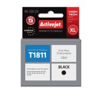 ACTIVEJET AE-1811N Ink Cartridge (Replacement for Epson 18XL T1811; Supreme; 18 ml; black) AE-1811N Tintes kasetne