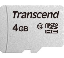 TRANSCEND SILVER 300S MICROSD UHS-I U3 (V30) R95/W45 4GB TS4GUSD300S Atmiņas karte