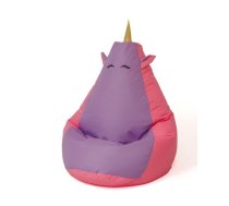 GO GIFT Sako bag pouf Unicorn pink-purple L 105 x 80 cm Pufs