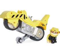 SPINMASTER Spin Master Paw Patrol Moto Pups Rubbles Motorcycle, Toy Vehicle (Yellow, with Toy Figure) 6060543 Rotaļlieta